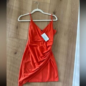 NWT Fiestar Orange Semiformal Dress